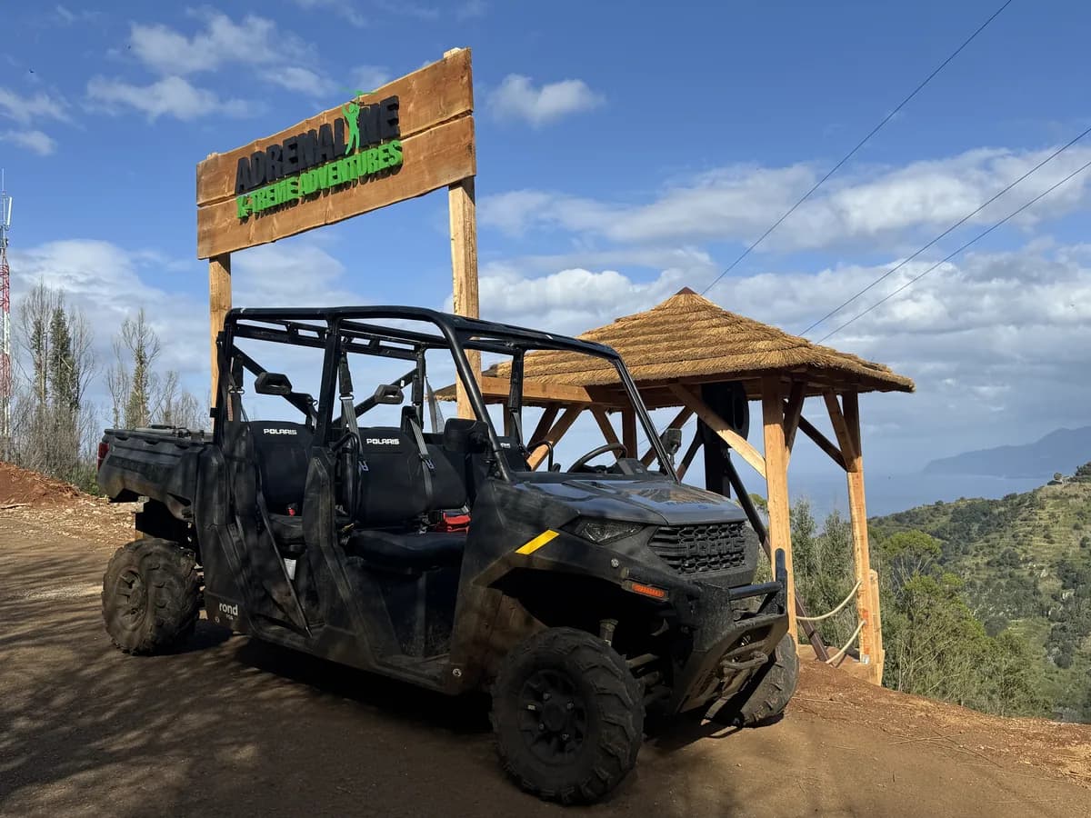 Zipline panoramic view